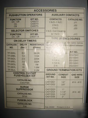 Cutler hammer combination lighting contactor A202K4CAM