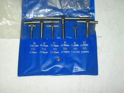 New 6PC telescoping gages set 5/16