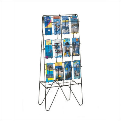Safco products free standing pamphlet floor display