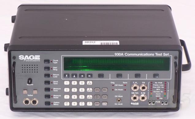 Sage instruments 930A communcations test set sn 6692