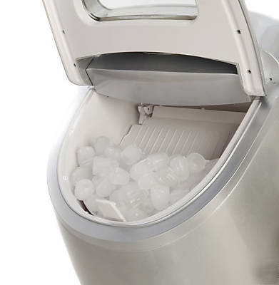 Ice appliance original, silver ice maker