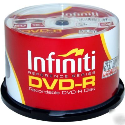 Infiniti 16X whitetop dvd-r (50PK)