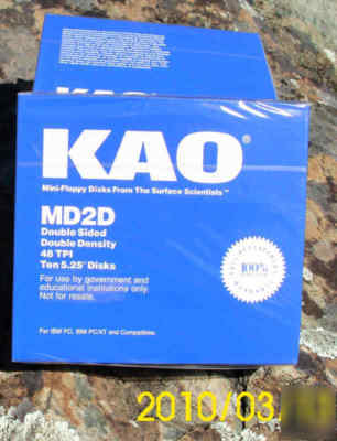 New DISK10 kao 5 1/4