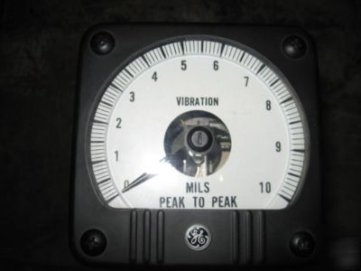 New - ge vibration indicator (d-c ammeter) 696D371P1