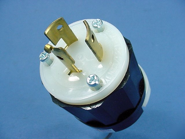 Leviton non-nema locking plug twist lock 20A 125/250V