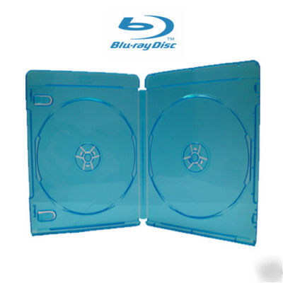 100 double standard 12MM blu-ray dvd storage cases box