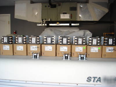 Lot of eight 75A & 90A contactors siemens/furnas