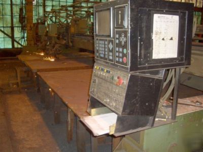 Mg, 9300P, 20' width, flame cutting machine 