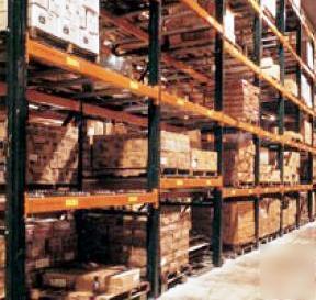 Pallet rack ridg-u uprights beams shelving trailerload