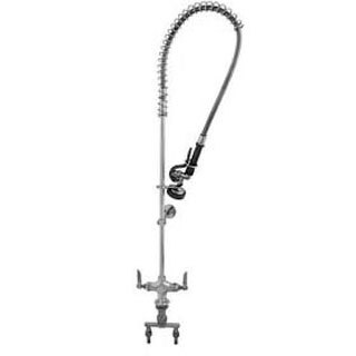 T b-0113-b faucet assembly, pre-rinse, single hole deck