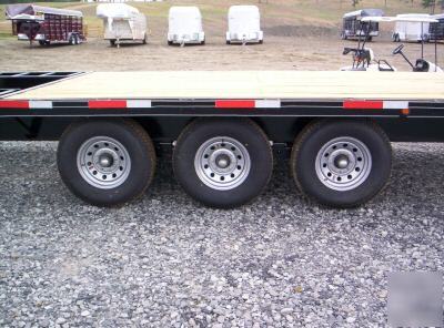 2010 axle gooseneck equipment trailer-20' plus 5' hd