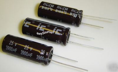 3900UF-25V illinois capacitor 105C rczm elect 3 pcs