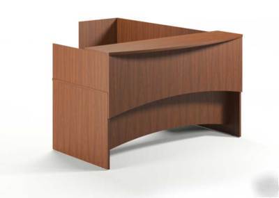 6PCS l shape reception office desk set, item #tf-bri-R5