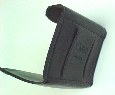 Glove pouch / utility leather police emt belt style 