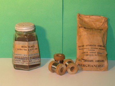 Iron filings extra FINE1LB w/matching 3 spools of wire