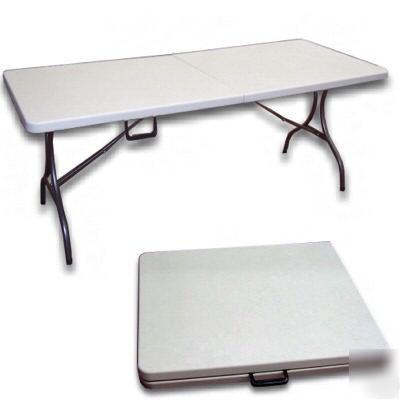 Tables - 6FT folding trestle banquet table + carry case