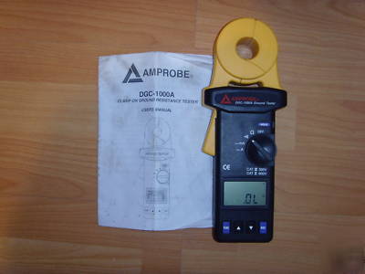 Clamp-on ground resistance tester amprobe #dgc-1000A