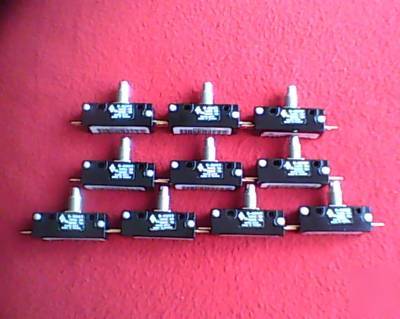 10 pcs push on limited switch 125VAC 20AMP 250VAC 10AMP