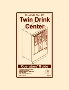 Crane national 363, 364, 365 coffee tea machine manual