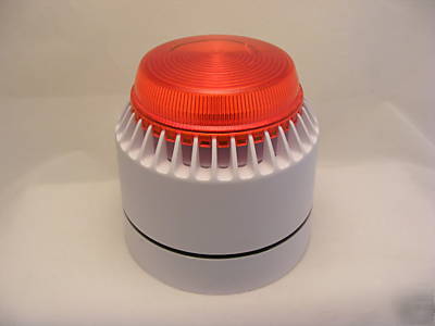 Fulleon flashni combined sounder/beacon red lens 24VDC