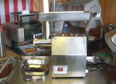 Meat grinder mincer stainless steel mdl ert-12/stuffer