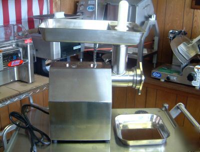 Meat grinder mincer stainless steel mdl ert-12/stuffer