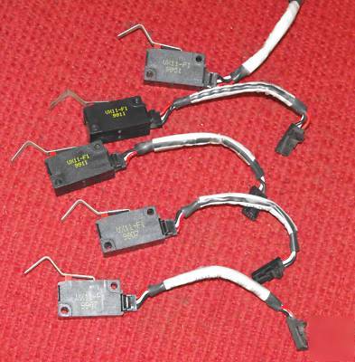Micro switch - five micro limit switches w/connectors