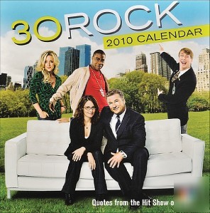 New 30 rock day-to-day 2010 calendar 