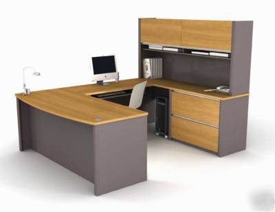 New 7PC u-shape executive office desk set, #be-con-U6