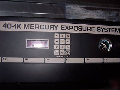 Used nu arc 40-1K 1000 watt mercury exposure system