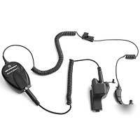 New oem motorola commport ear mic system w/ ring ptt