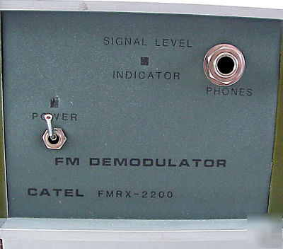 Catel ca-2000 fm modulator/demodulator system 2 channel