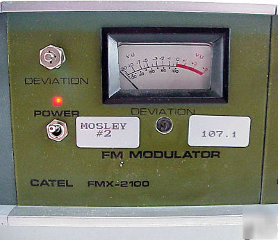 Catel ca-2000 fm modulator/demodulator system 2 channel