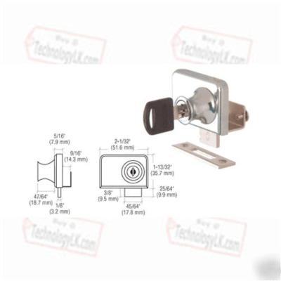 Chrome plated lock for 3/8