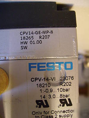 Festo CPV14-vi manifold & interface modules