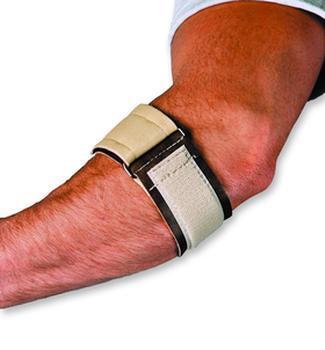 InvacareÂ®vinyl tennis elbow support,item#ISG554VTE/CS12