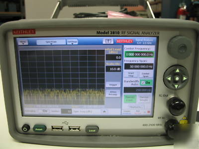 Keithley 2810 rf vector signal analyzer 400MHZ to 2.5GH