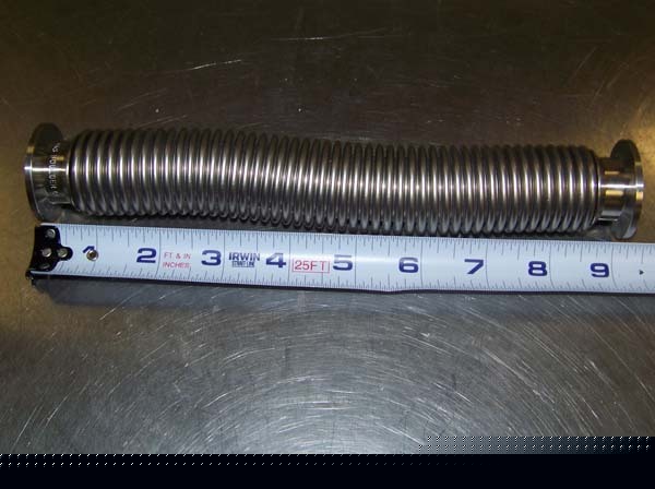 Mks hps flexible stainless high vacuum hose 1