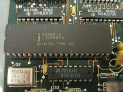 P8088 processor and other ic on pc board 