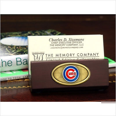 The memory company chicago cubs business card holder