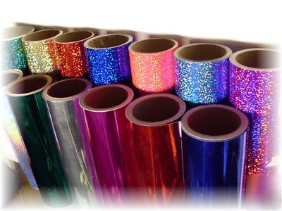 6PC 6COLOR chrome & glitter vinyl cricut cartridge use