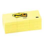 3M post-it original plain note pads |pack of 12| mmm
