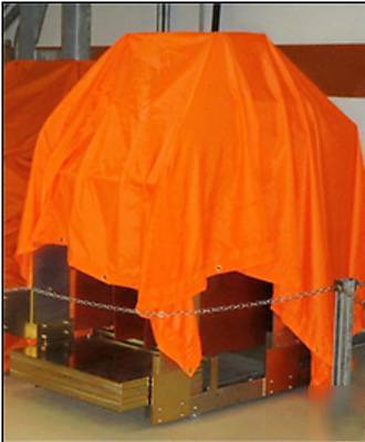 5'X10' fme tarp / component cover - fire retardant