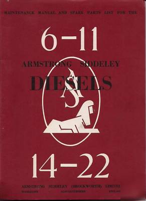 Armstrong siddeley diesel stationary engine handbook 