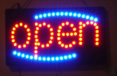 Bright multi color multi func. open led display sign 