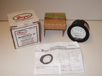 Dwyer 5000 minihelic dp gauge 2-5040 0 - 40 