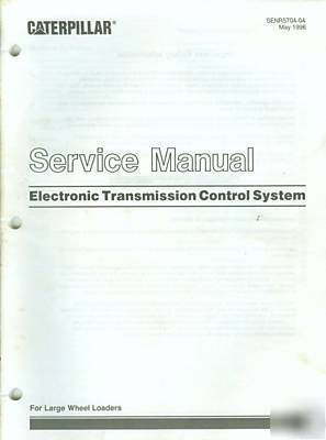 Electronic transmission controls cat service manual