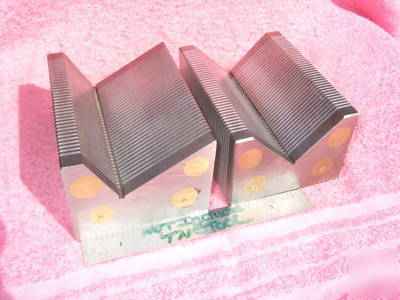 Magnetic v-block set laminated 45 degree 30 degree wow 