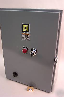 Square d 8536 size 0 combination magnetic starter 