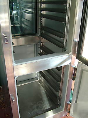 Victory commercial pass-thru refrigerator W4 half-doors